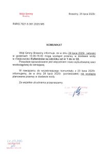 Przerwa w dostawie wody w miejscowości Eufeminów - w dniu 11 kwietnia (czwartek), w godzinach 10.00 - 16:00.