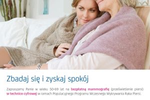 Bezpłatna mammografia w mobilnej pracowni mammograficznej LUX MED w miesiącu sierpniu w Brzezinach.