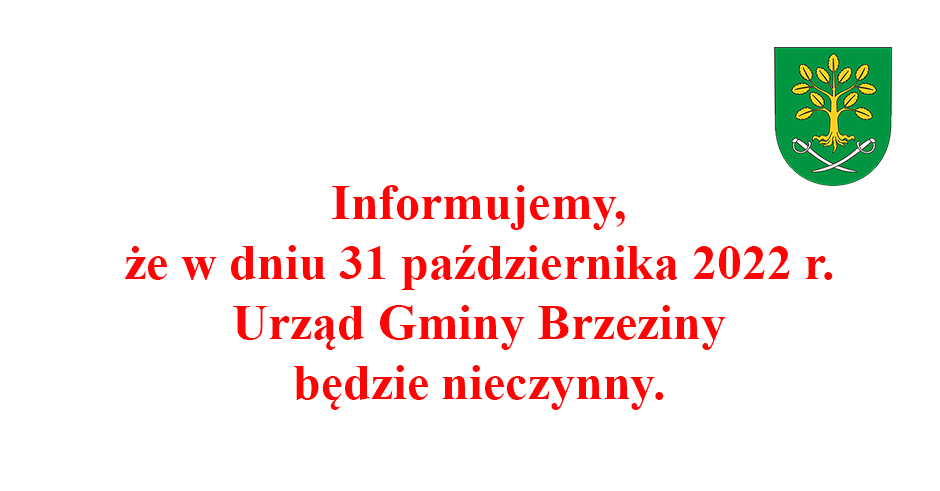 31 października urząd gminy nieczynny kopia