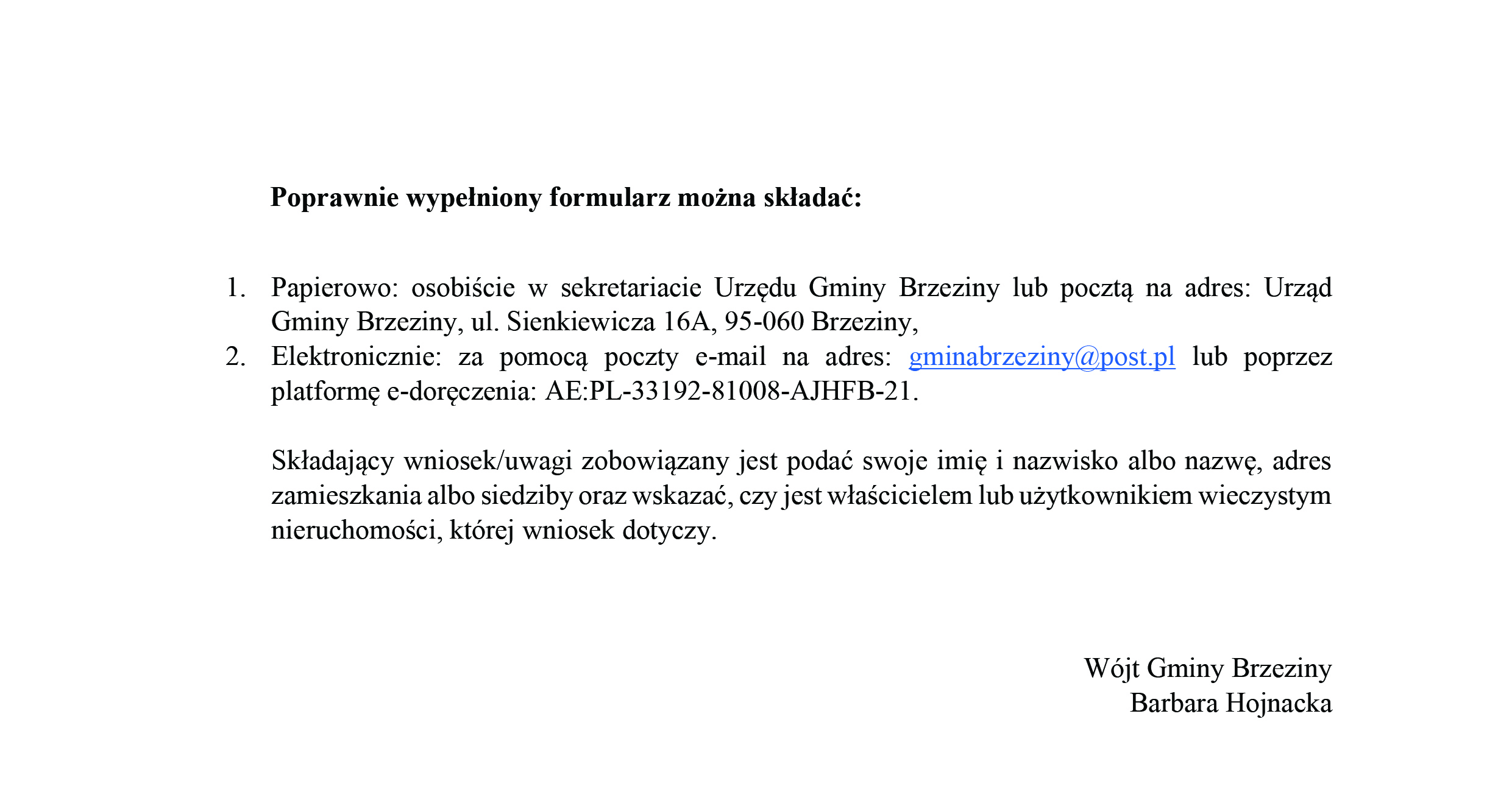 Obwieszczenie POG Brzeziny 2
