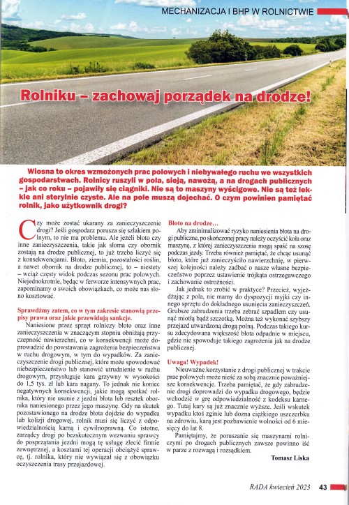 Apel skierowany do Rolników, zachęcamy do zapoznania się z poniższym artykułem.