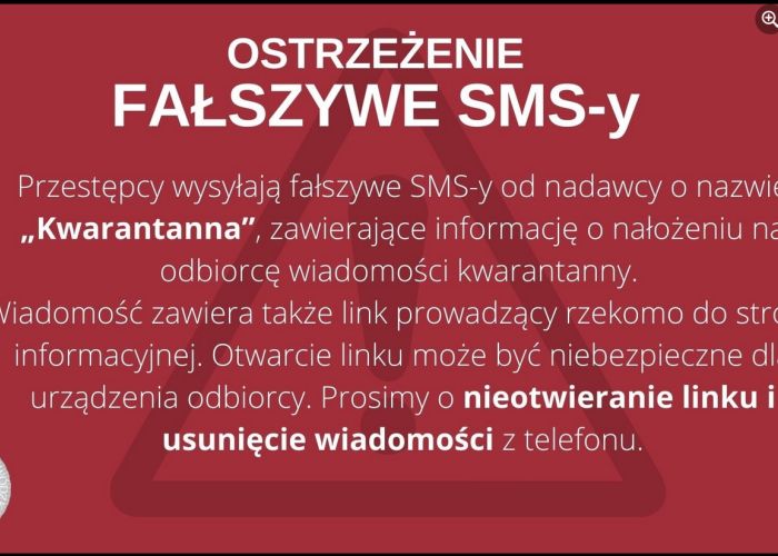 Ostrzeżenie - fałszywe smsy !!!