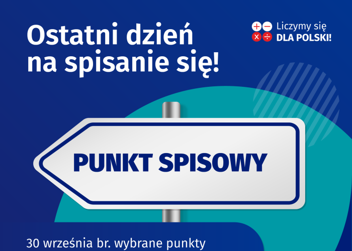 Ostatni dzień na spisanie się !