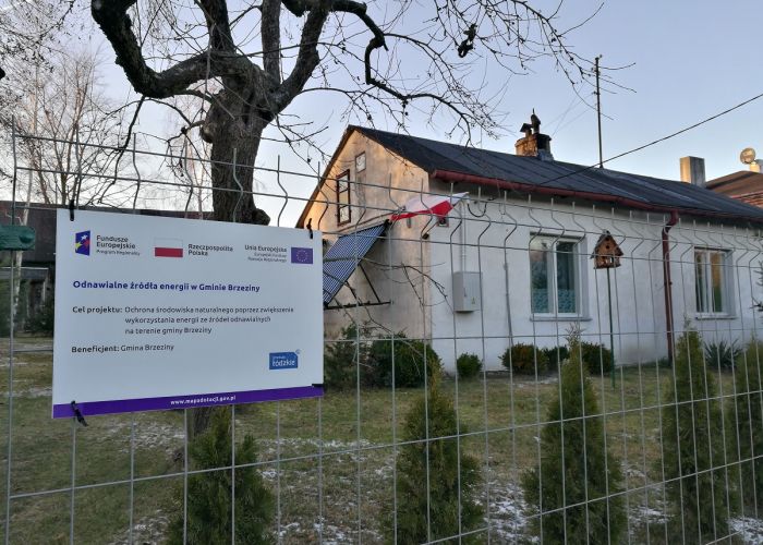 Zakończenie i podsumowanie projektu pn. "Odnawialne źródła energii w Gminie Brzeziny"