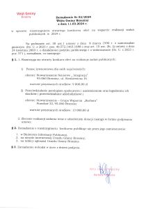 Zarządzenie Nr 52/2024 Wójta Gminy Brzeziny z dnia 11.03.2024 r. w sprawie rozstrzygnięcia otwartego konkursu ofert na wsparcie realizacji zadań publicznych w 2024 r.