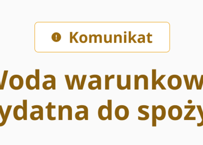 Komunikat Państwowego Powiatowego Inspektora Sanitarnego w Brzezinach z dnia 11 kwietnia 2025 r. skierowany do odbiorców wody z wodociągu publicznego w Brzezinach