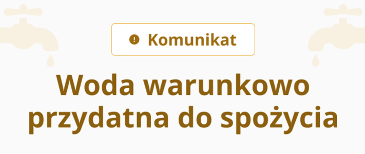 Komunikat Państwowego Powiatowego Inspektora Sanitarnego w Brzezinach z dnia 11 kwietnia 2025 r. skierowany do odbiorców wody z wodociągu publicznego w Brzezinach