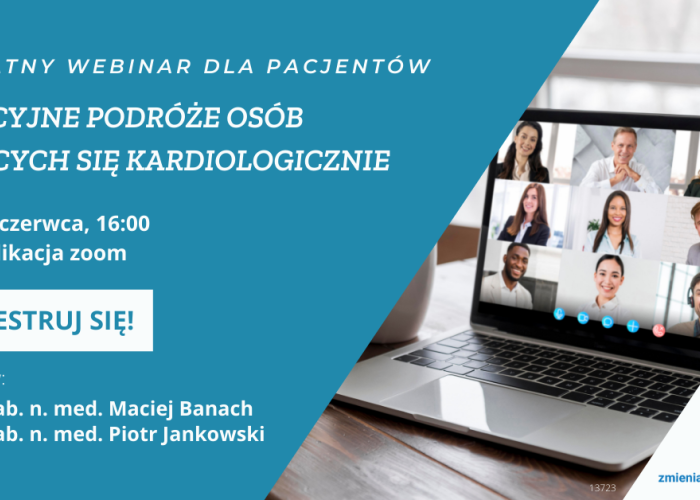 Bezpłatny webinar dla osób z chorobami kardiologicznymi