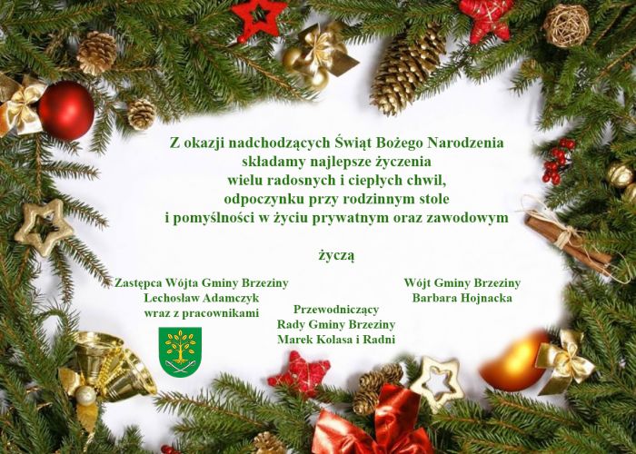 Boże Narodzenie 2023 - życzenia dla Mieszkańców