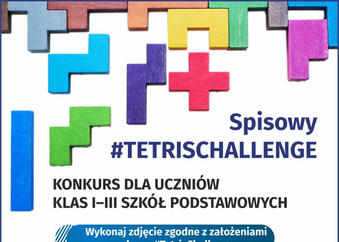 „Spisowy #TetrisChallenge" - konkurs dla uczniów klas I-III szkół podstawowych